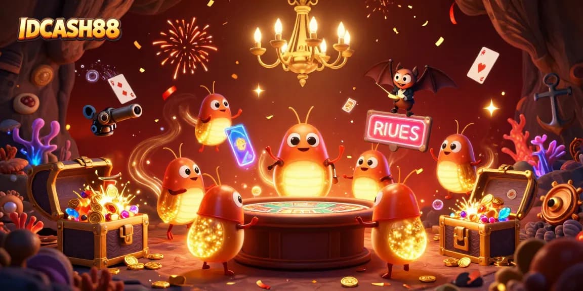 Experience exciting gameplay and bonuses at IDCASH88's vibrant cave casino filled with adventure.