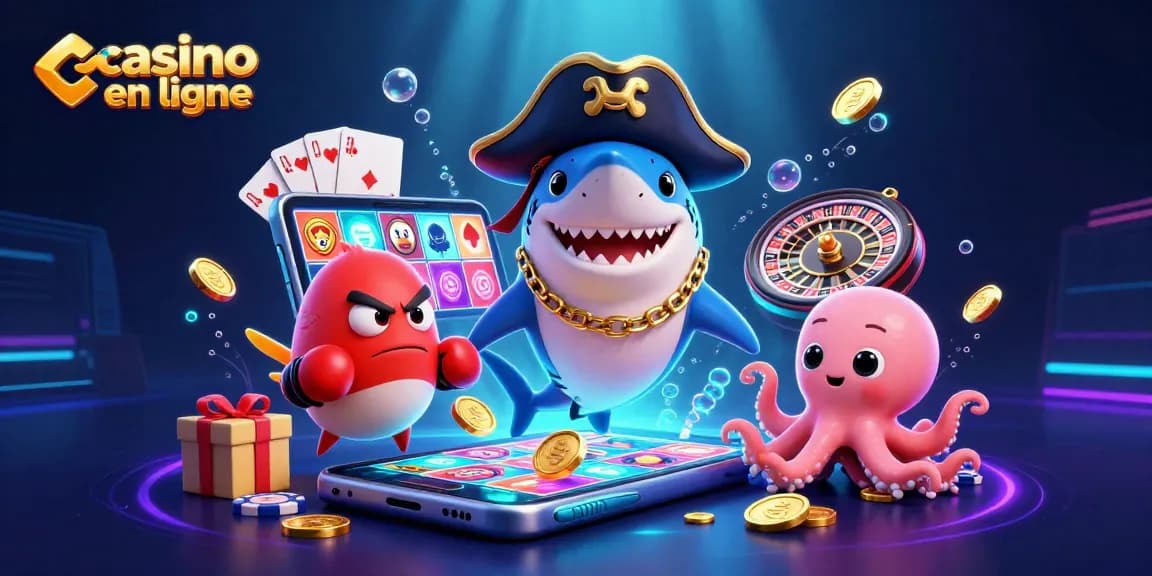 Attirez les joueurs du casino en ligne avec un décor marin vibrant plein de jeux d'argent.