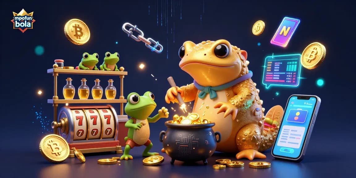 Engage in the magic of mpofun bola as a golden salamander alchemist transfigures winnings in a vibrant casino scene.