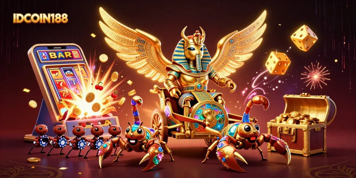 IDCOIN188 invites players to explore vibrant slot games amidst dazzling visuals and thrilling jackpot excitement.