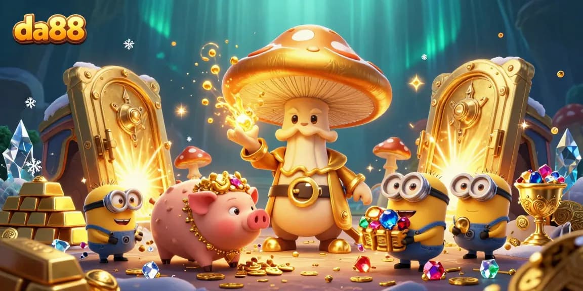 Experience thrilling gameplay at da88 with gold treasures and magical characters in a vibrant 3D casino