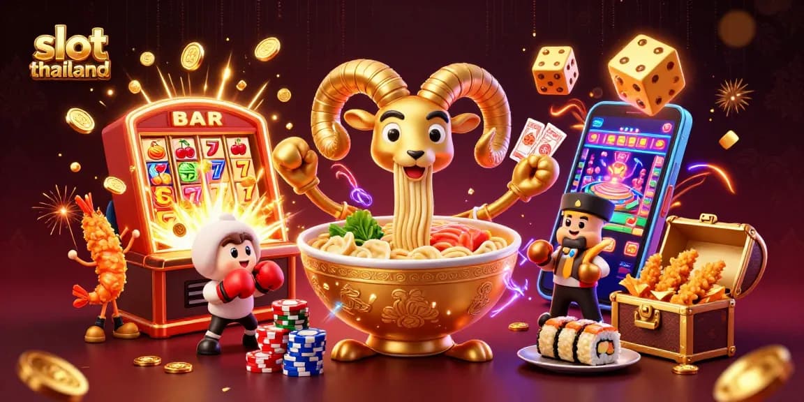 Spin to win at slot thailand with dynamic casino characters and vivid game elements.