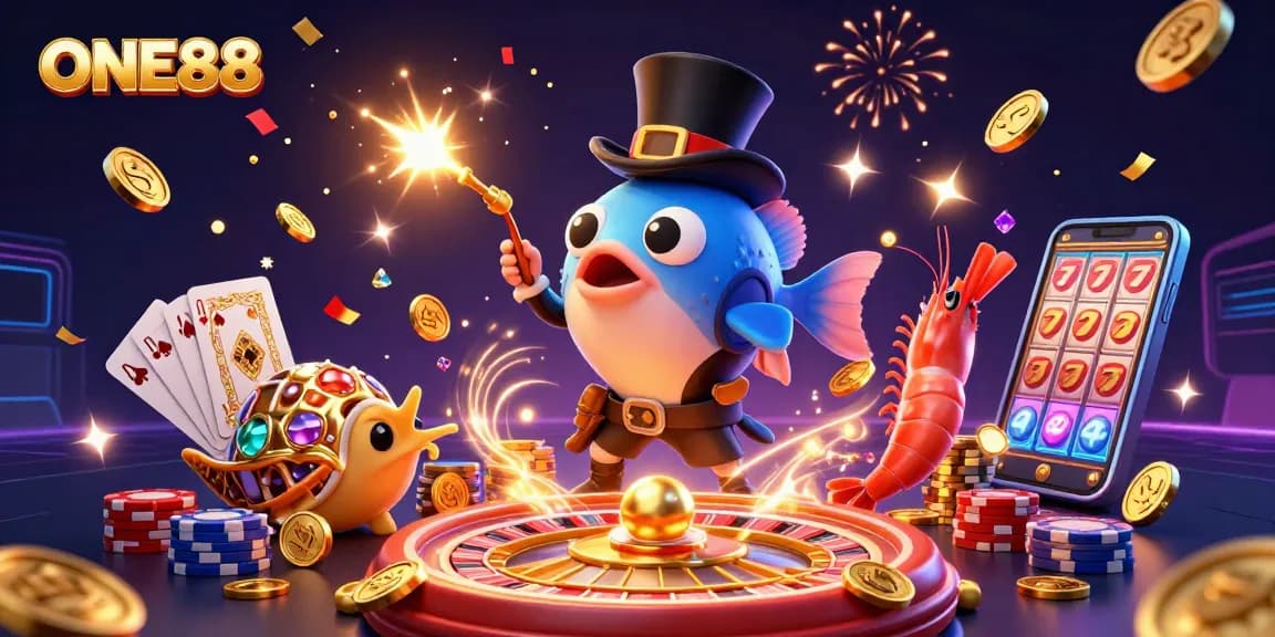 Experience thrilling wins with ONE88 in this vibrant underwater casino world!