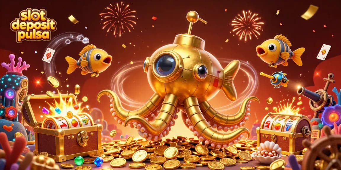 Permainan slot deposit pulsa memberikan peluang menang dengan berbagai simbol buah dan jackpot.