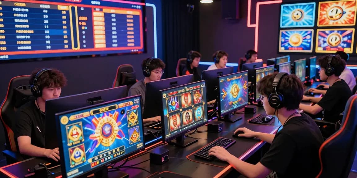 Pengalaman bermain cabemanis88 dalam turnamen slot online yang menegangkan dengan banyak pemain di depan layar.