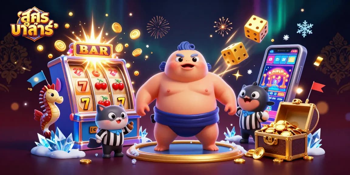 Engage with สูตร บา ค่า ร่า strategies as a fugu anime character triumphs over a slot machine explosion.