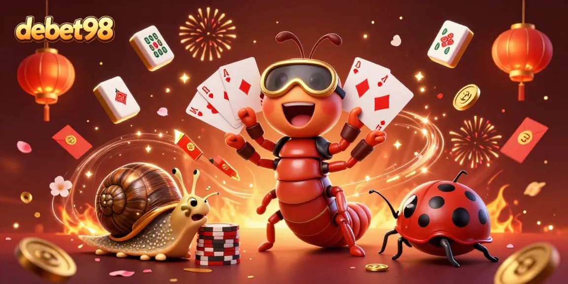 Experience thrilling gameplay at debet98 with unique 3D casino characters and vibrant casino elements.