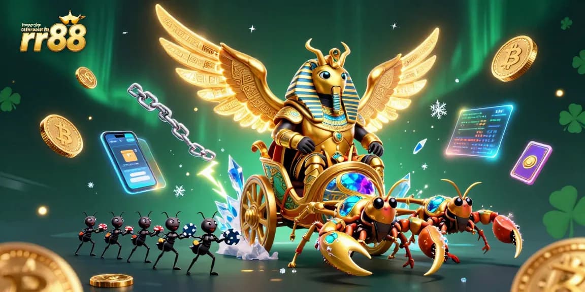 Engage with the thrilling world of trang chủ chính thức rr88 through a vibrant 3D scene of ancient Egyptian casino adventure elements.