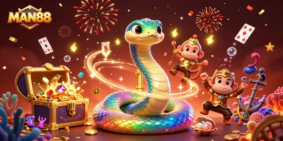 Experience thrilling gameplay at MAN88 with vibrant characters and treasure-filled adventures
