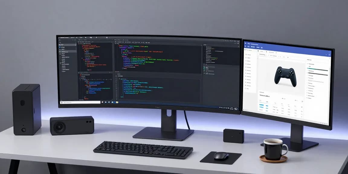 MB66's advanced gaming platform showcased in a modern coding environment, highlighting software development and technology.