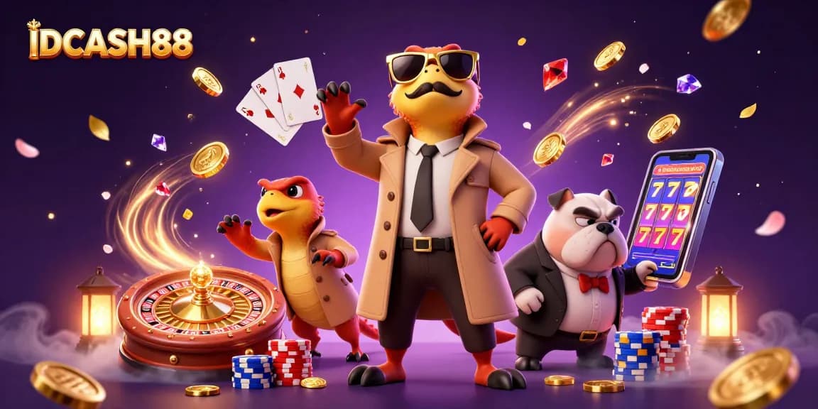 Experience winning thrills with IDCASH88 in a vibrant casino setting filled with excitement.