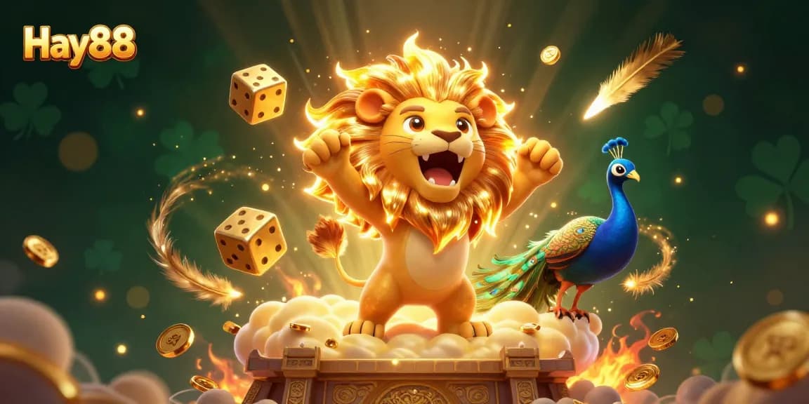 Experience thrilling gameplay at Hay88 with captivating casino characters and golden elements.