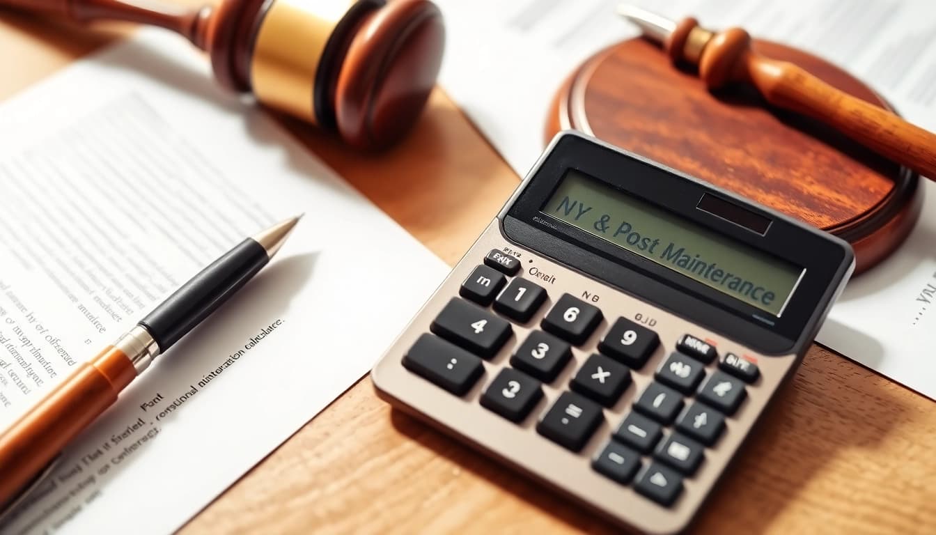 Using the NY post-divorce maintenance calculator for financial clarity and guidance.