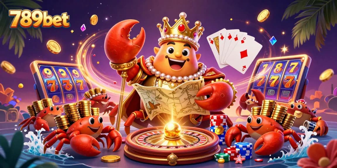 Activate your luck at 789bet with this vibrant illustration showcasing thrilling slots and casino adventures.