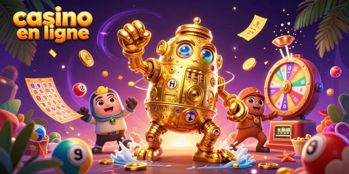 Participer à des jeux captivants sur un casino en ligne avec des personnages ludiques.