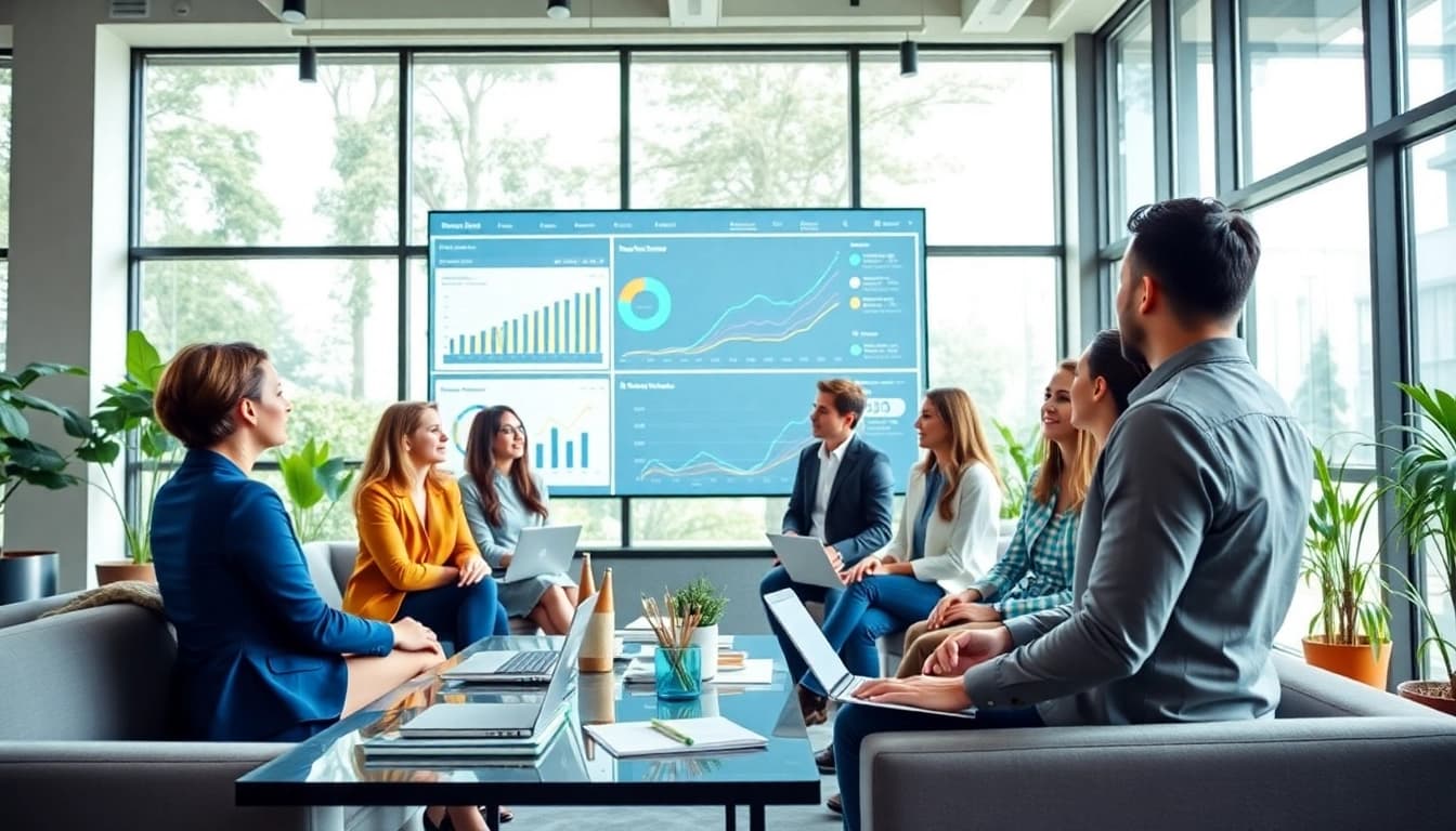 Showcasing a professional digital marketing team, emphasizing the Trusted Digital Marketing Partner approach.