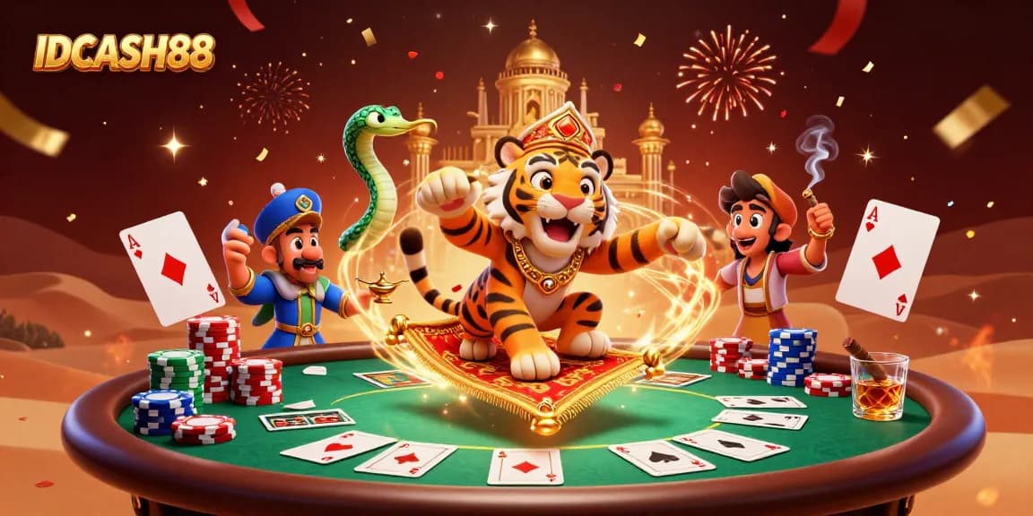 Spin and win with IDCASH88 at the magical Arabian-themed casino