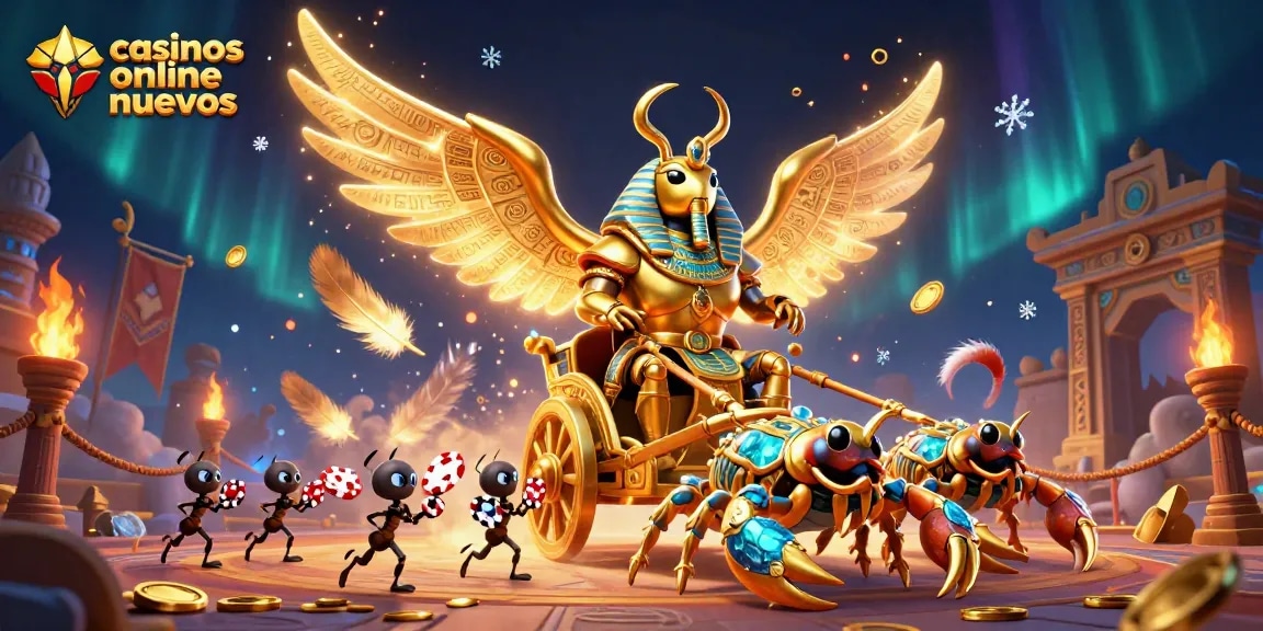 Juega en los mejores casinos online nuevos de España con personajes únicos y emocionantes en un entorno visual vibrante.