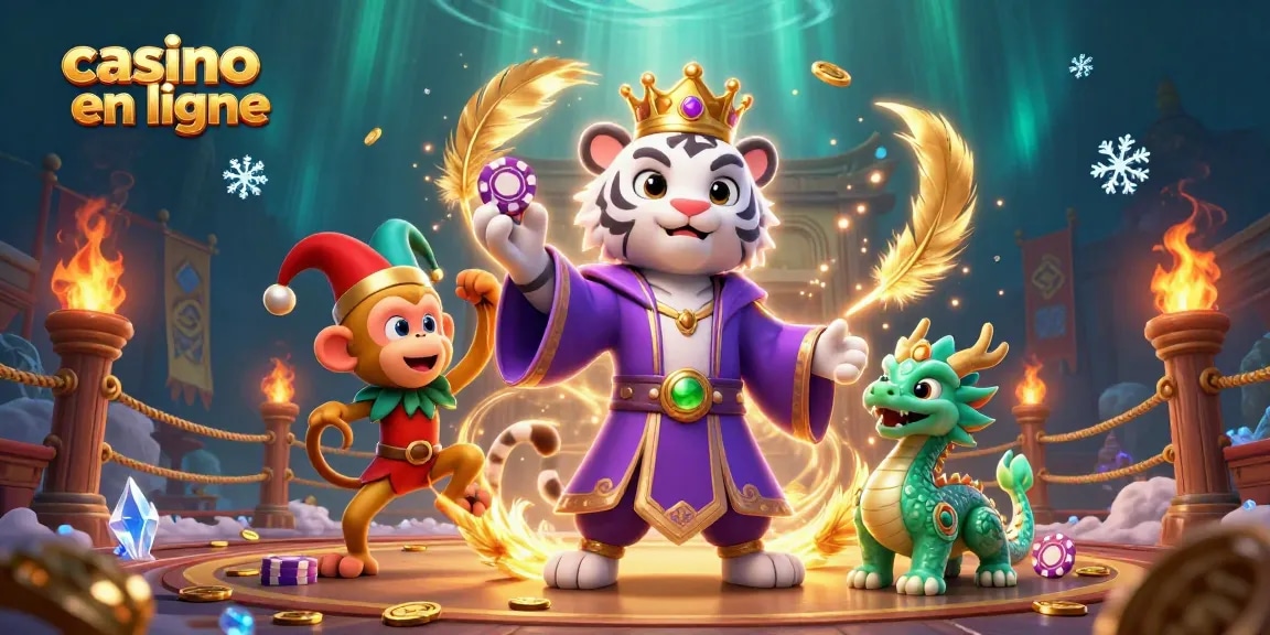 Jouez au casino en ligne et découvrez des moments palpitants avec des personnages animés.