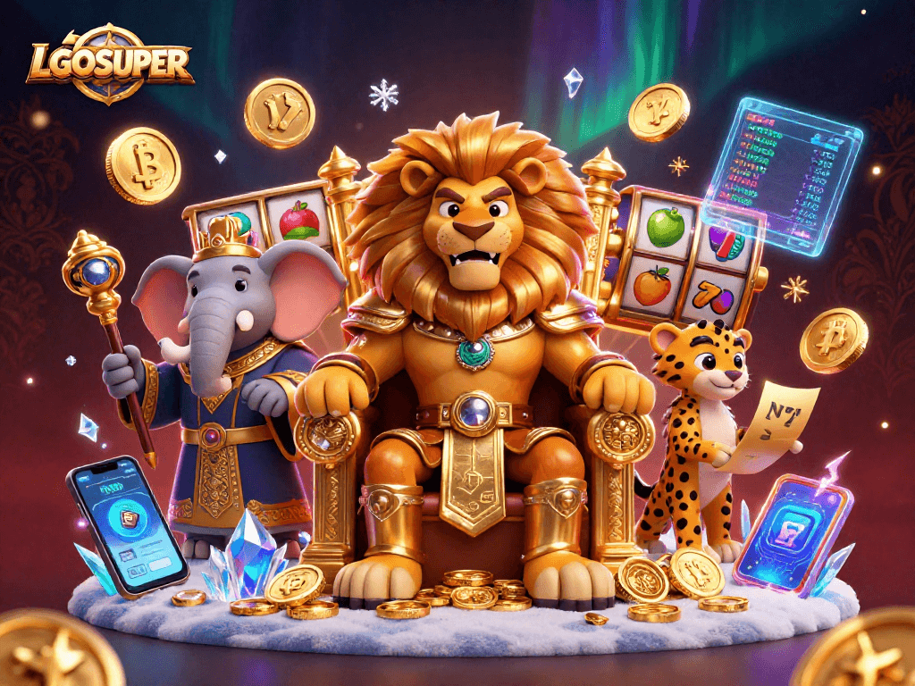 Engage with LGOSUPER casino by spinning slot reels, experiencing thrilling jackpots.