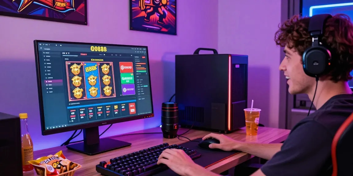 Pengalaman bermain slot88 yang mengasyikkan dengan pencahayaan lembut dan gadget modern