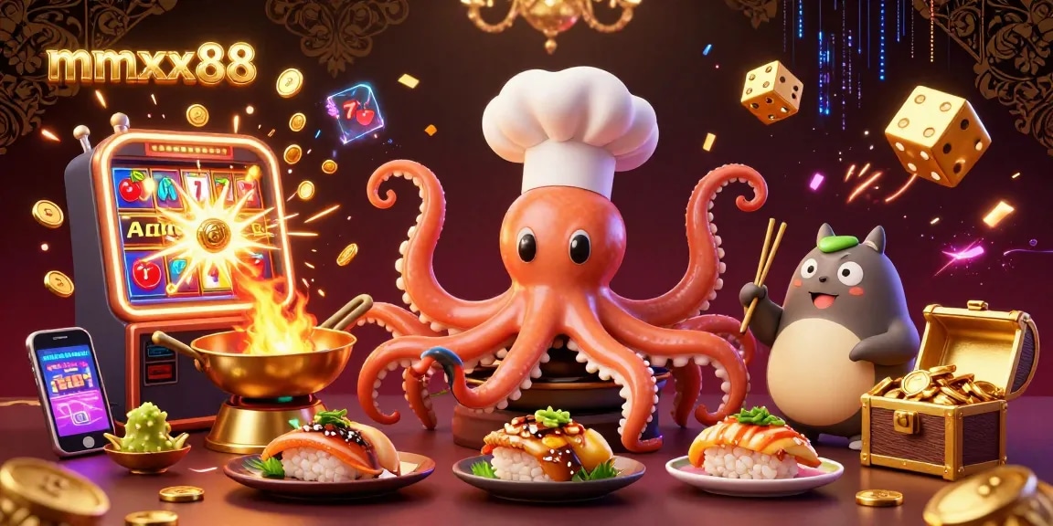 Spin to win big at mmxx88 with a vibrant casino scene full of action and excitement!
