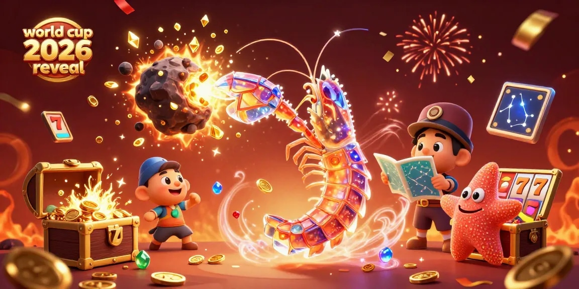 Experience the excitement of placing bets with the world cup 2026 reveal in this vibrant 3D illustration.