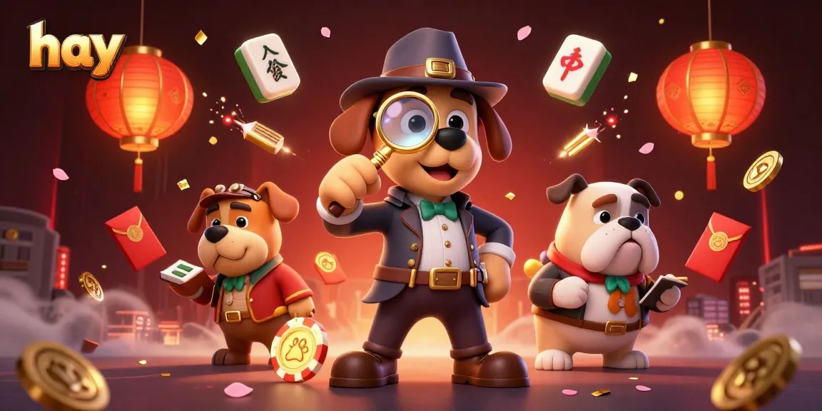 Engaging 3D casino scene illustrating the detective 'hay' uncovering poker clues amidst vibrant gaming elements