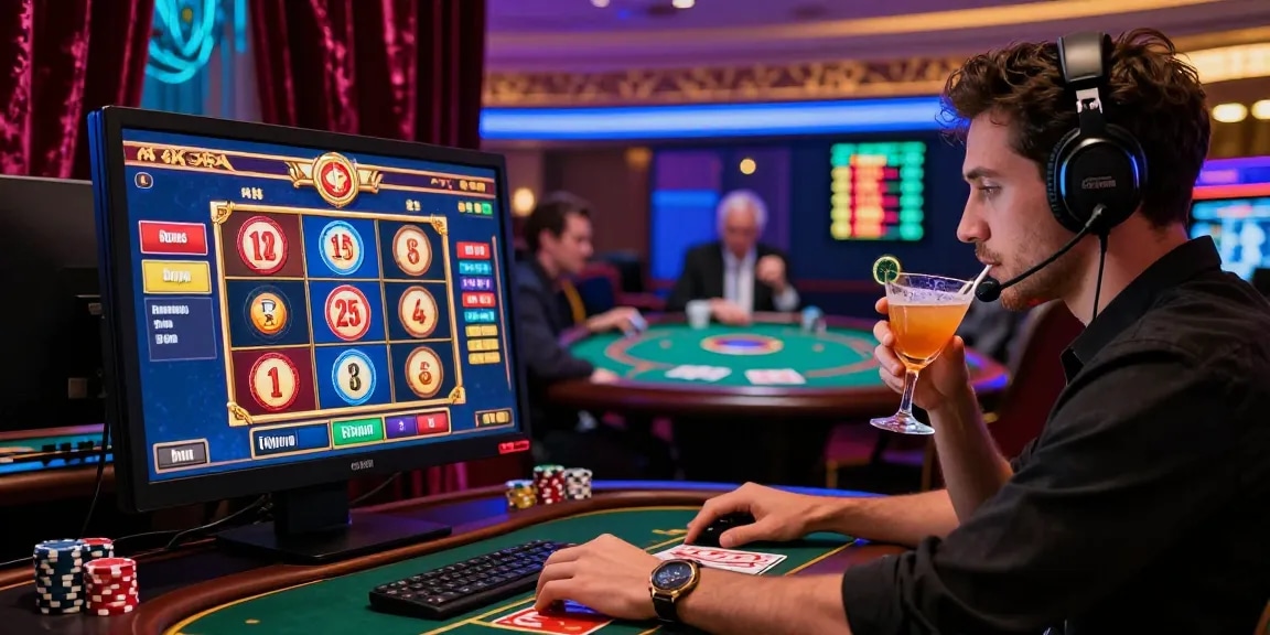 Menampilkan LUXURY777 Link Alternatif dengan suasana kasino online yang mewah, sambil bermain sambil menikmati suasana elegan.