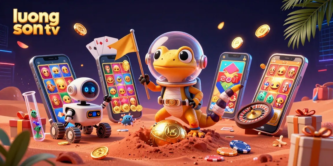 Experience thrilling gaming with luong son tv as Martian gecko discovers a hidden casino.