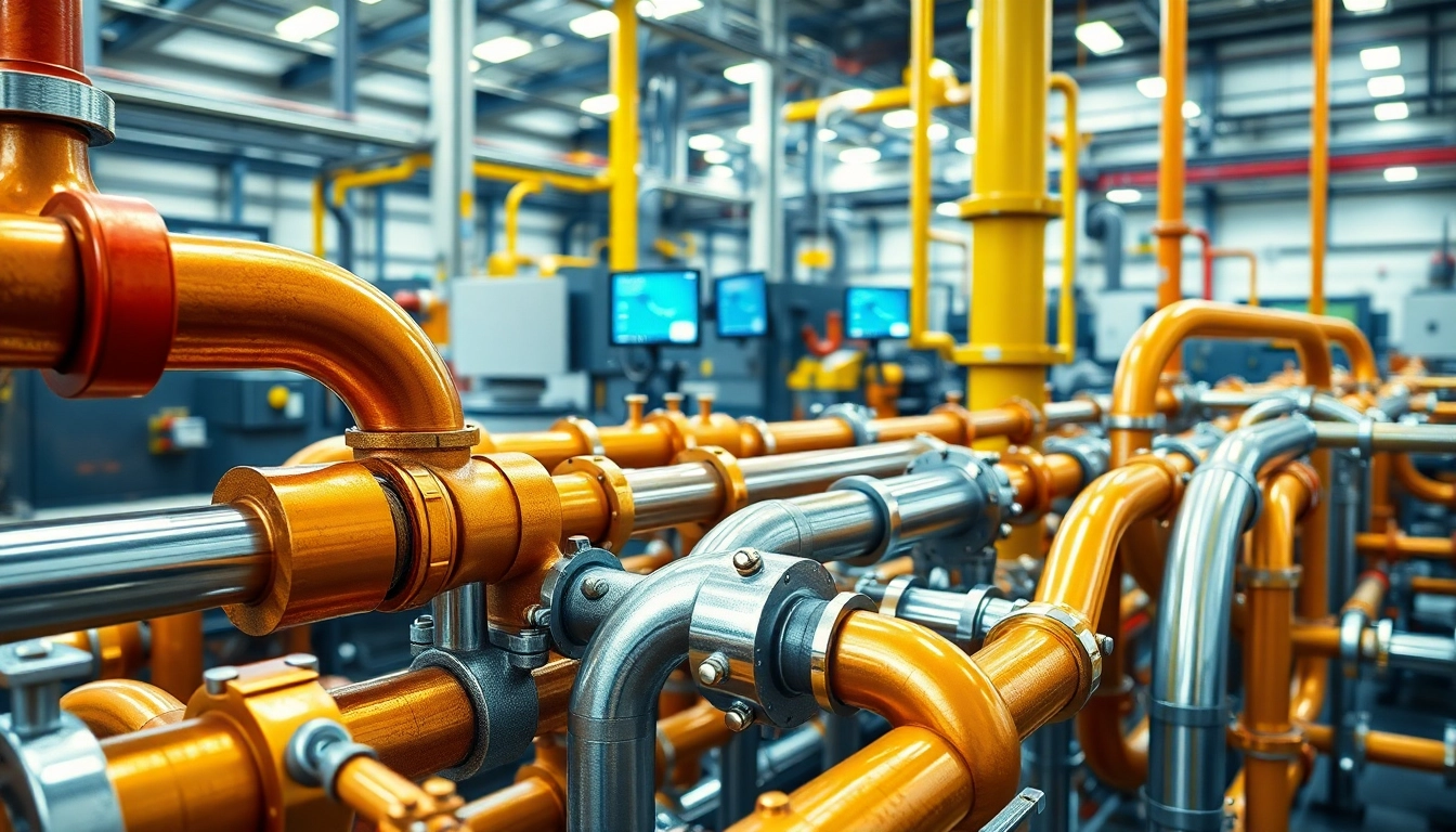 Visual representation of Plant 3D piping design with intricate layouts in an industrial setting.