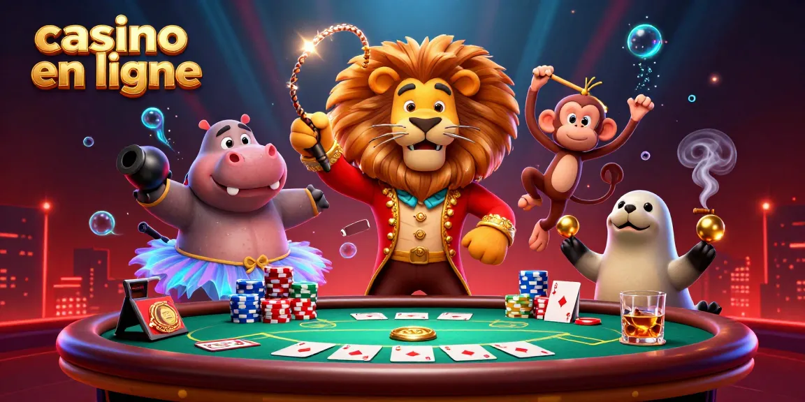 Jouez à des jeux captivants sur un casino en ligne avec nos personnages animés colorés.