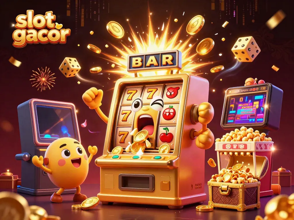 Slot gacor yang menguntungkan dengan mesin slot emas bahagia berhadiah koin melimpah.