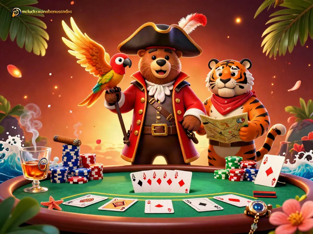 Experience thrilling games with mcluckcasinobonuscodes through an exciting 3D casino scene featuring captivating characters.