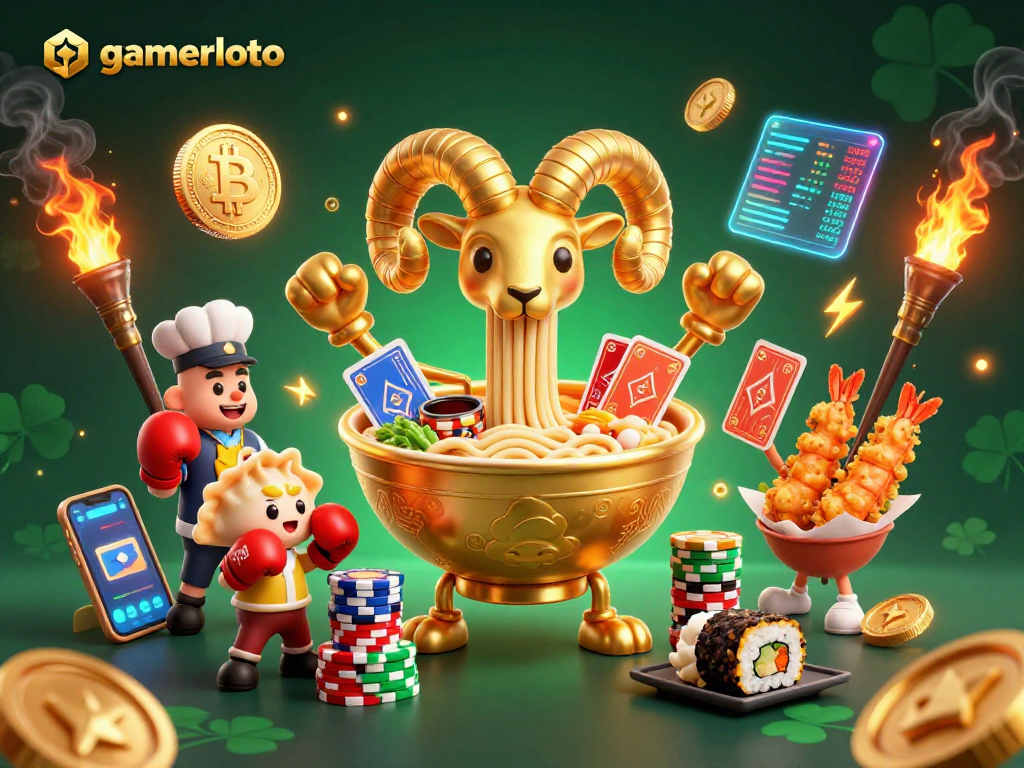 Join the thrilling action at gamerloto with our vibrant 3D illustration showcasing exciting casino characters!