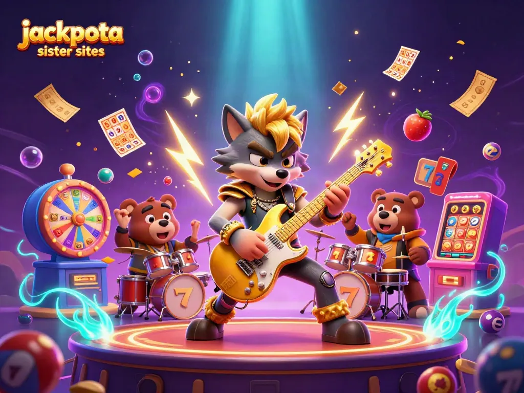 Experience thrilling gameplay at jackpota sister sites with casino characters bursting with action.