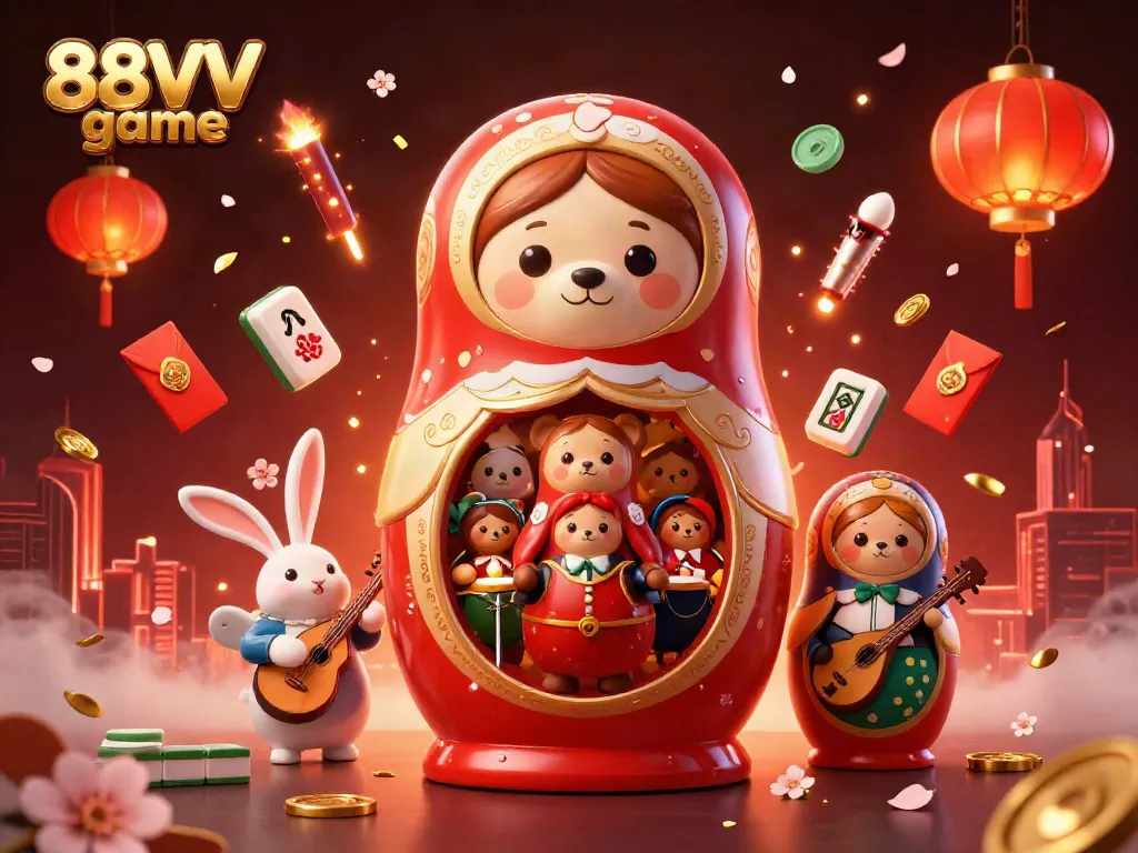 Experience the vibrant action of 88VV game with dynamic animated characters and engaging casino elements.