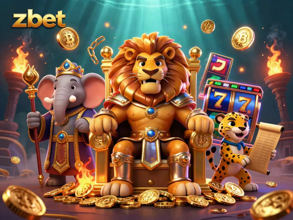 Zbet introduces thrilling slot experiences with fierce lion king, wise elephant, and quick cheetah in action.