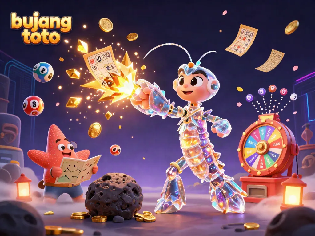 Engage with bujang toto's dynamic gaming action featuring colorful elements and vibrant characters in a casino-themed scene.