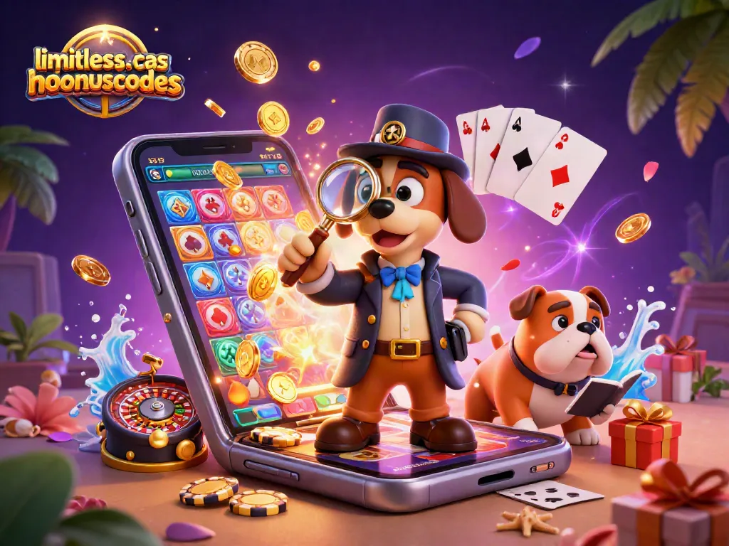 Interact with limitlesscasinobonuscodes through this vibrant 3D scene of casino adventure and gaming excitement.