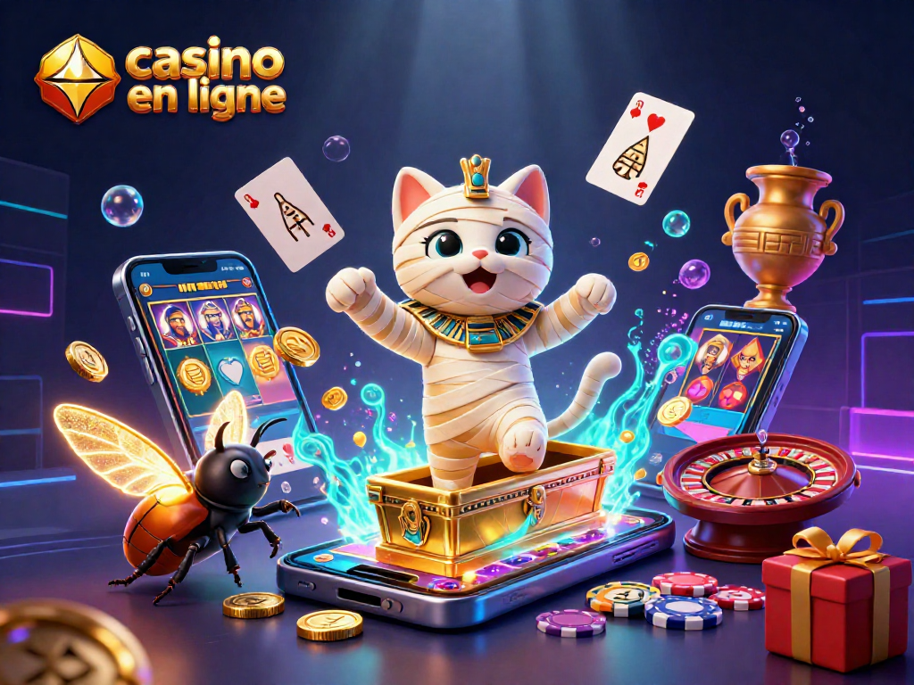 Explorez le monde captivant des casinos en ligne avec nos illustrations inspirées des égyptiens.