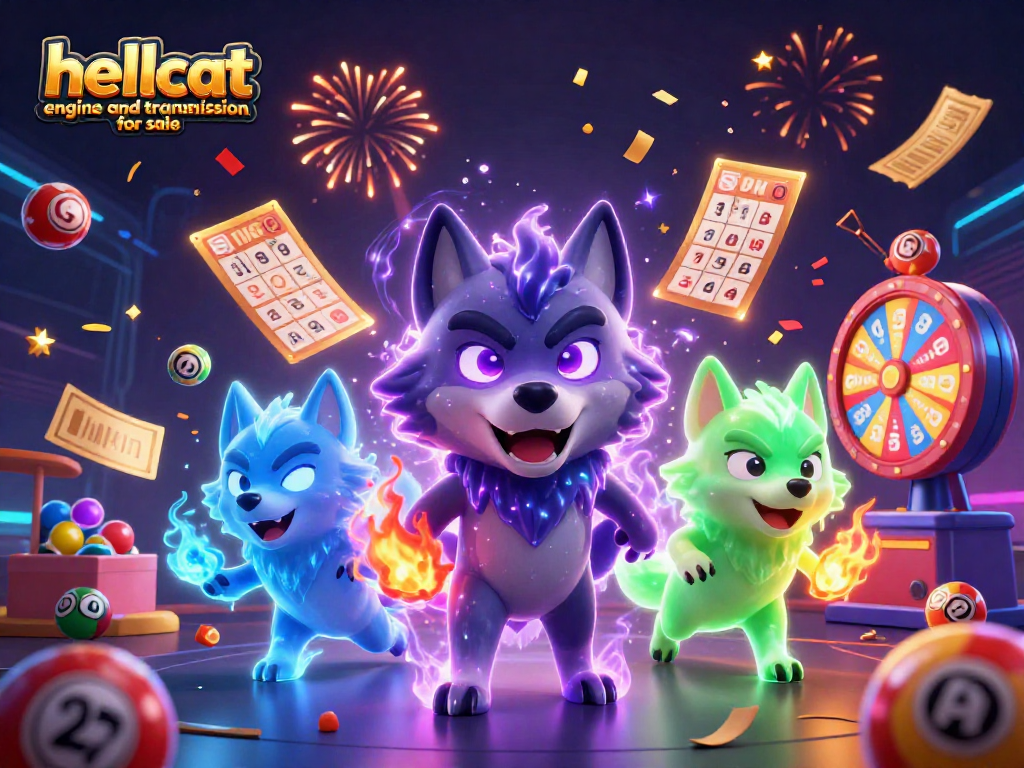 Engage with gaming adventures featuring hellcat engine and transmission for sale, powerful visuals of lottery excitement.