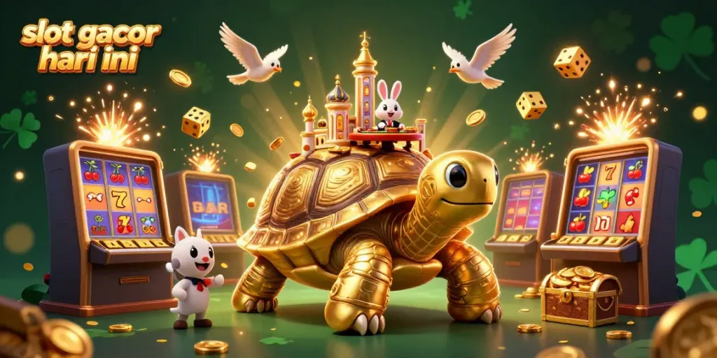 Menangkan slot gacor hari ini dengan karakter kasino menarik dan simbol keberuntungan yang bersinar.
