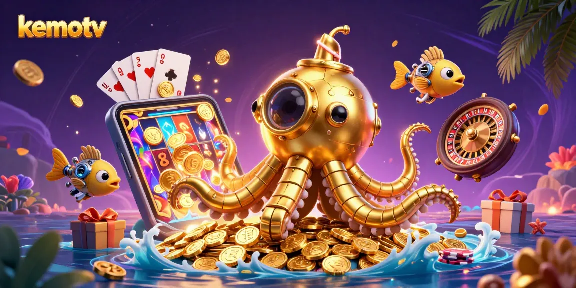 Kemotv offers an immersive gaming experience with unique slot elements and vibrant visuals.
