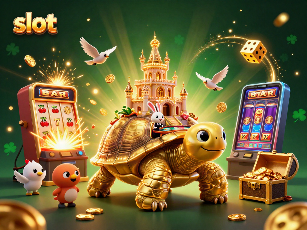 Spin thrilling slots, capture jackpots with coins flying and vibrant visuals of victory.