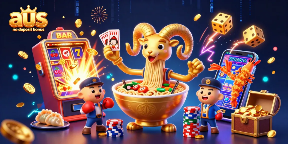 Engage with the aus no deposit bonus through vibrant 3D casino characters winning big prizes!