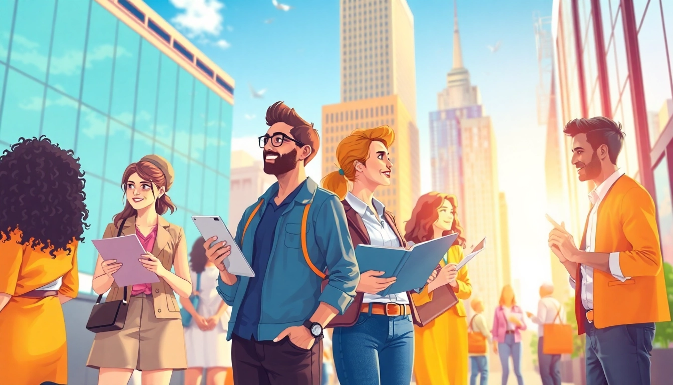 People collaborating in various fields, symbolizing the journey to an Ideal Career.