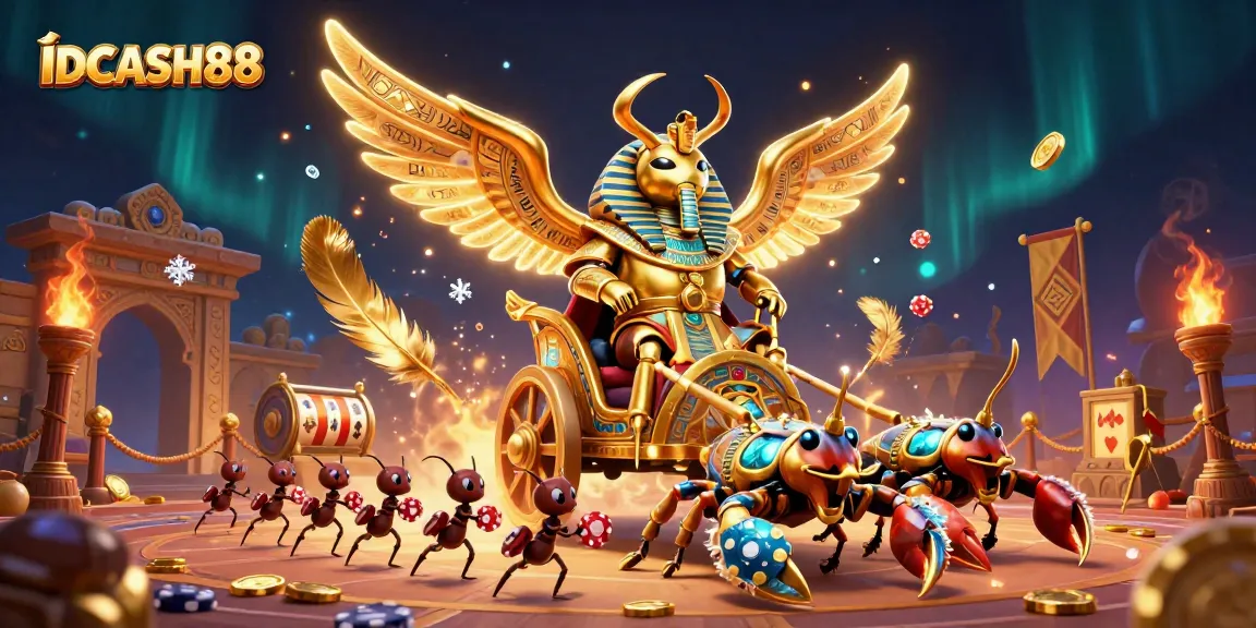 Experience thrilling gameplay with IDCASH88's vibrant casino adventure featuring unique characters and dynamic gaming elements.