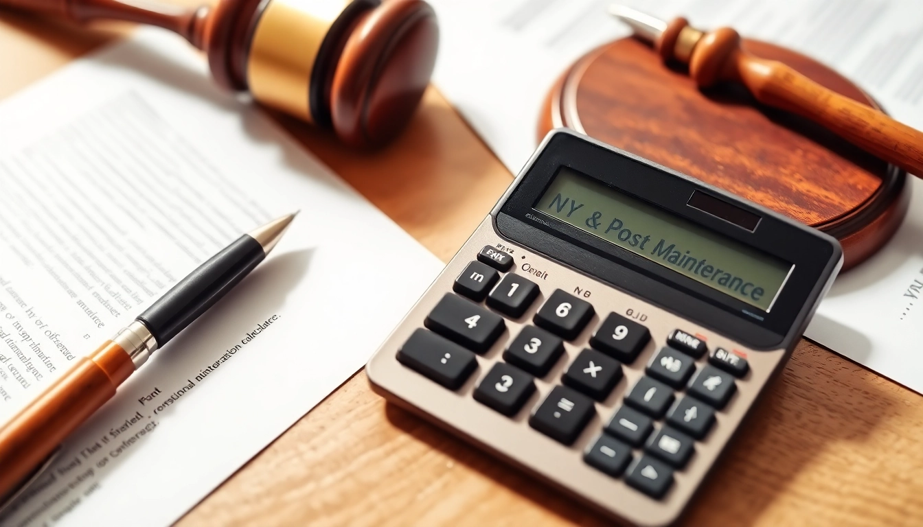 Using the NY post-divorce maintenance calculator for financial clarity and guidance.