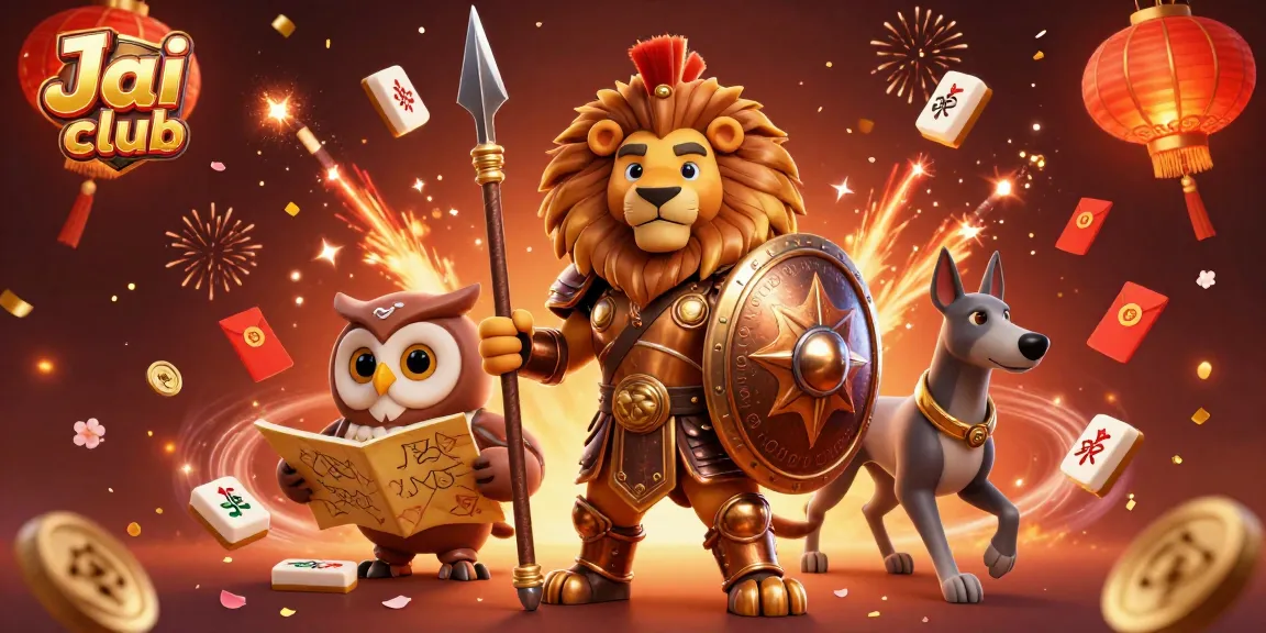 Join the thrilling games at Jai club with exciting visuals of vibrant characters and casino elements.